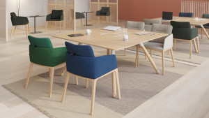 Ancillary office space equipped with Marien152 chairs and Potrero415 Tables