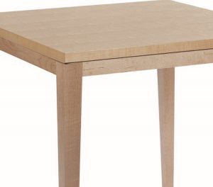 Low square wooden office side table