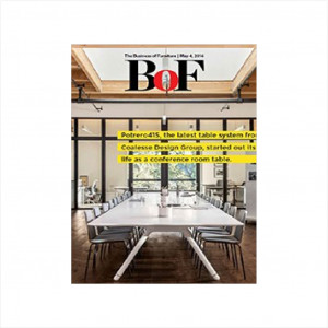 Business of Furniture magazine cover with Coalesse Potrero415
