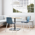 Enea Altzo943 Chairs in Blue around a table