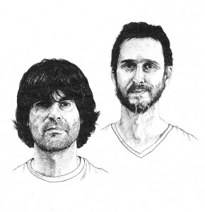 Sketch of Jordi Ramos and David Bassols