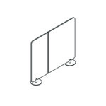 Ensemble Low Straight Screen line art