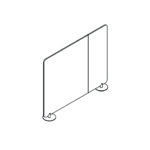 Ensemble Medium Straight Screen line art