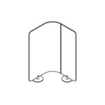 Ensemble Medium Corner Screen line art
