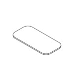 Ensemble In-Line Rectangular Table line art