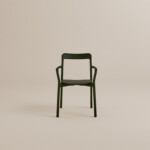 Black Branca chair on neutral background