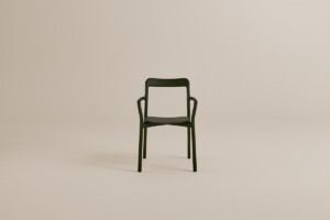 Black Branca chair on neutral background