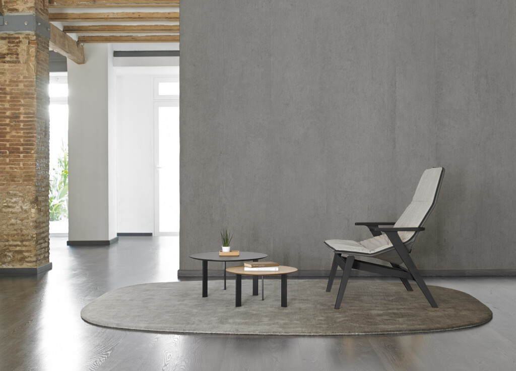 Ryutaro table in a lounge environment