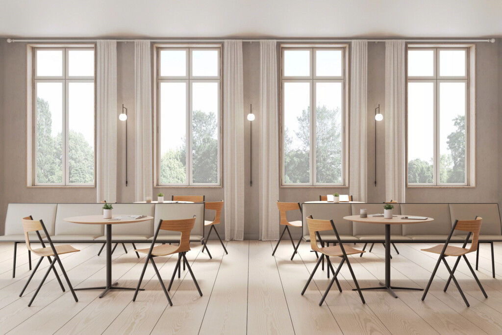 Quadra chairs in a lounge environment