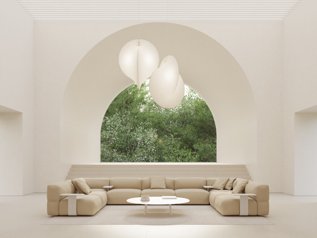 Savina in a lounge environment