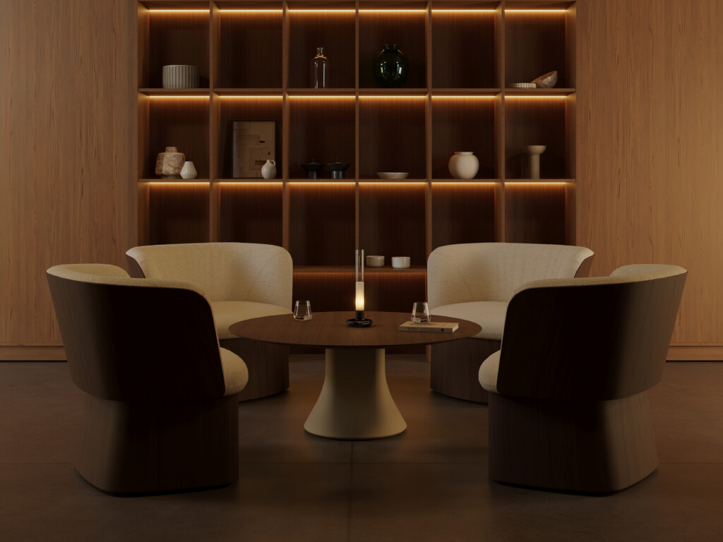 Manto chair in a lounge environment