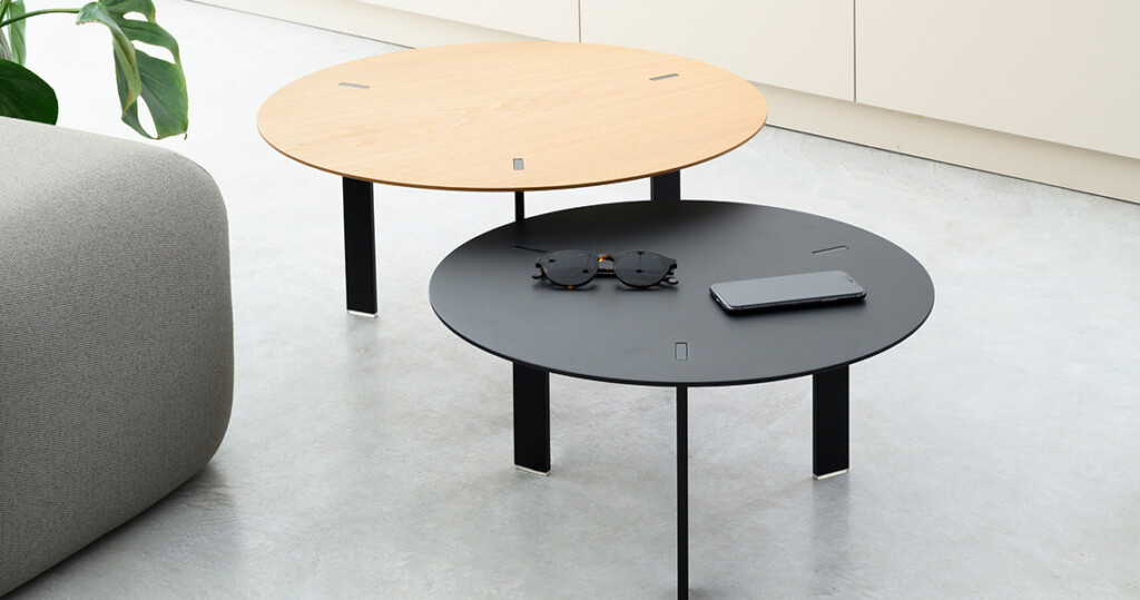 Ryutaro tables in a lounge environment