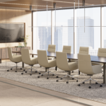 Noha chairs around a large office conference table