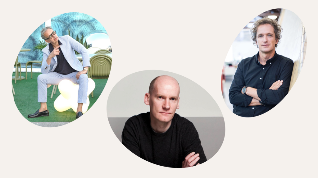 designers Sebastian Wrong, Yves Béhar and Tom Dixon