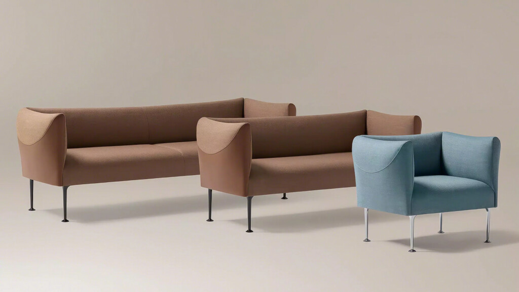 3 versions of missiva seating, large, medium and small